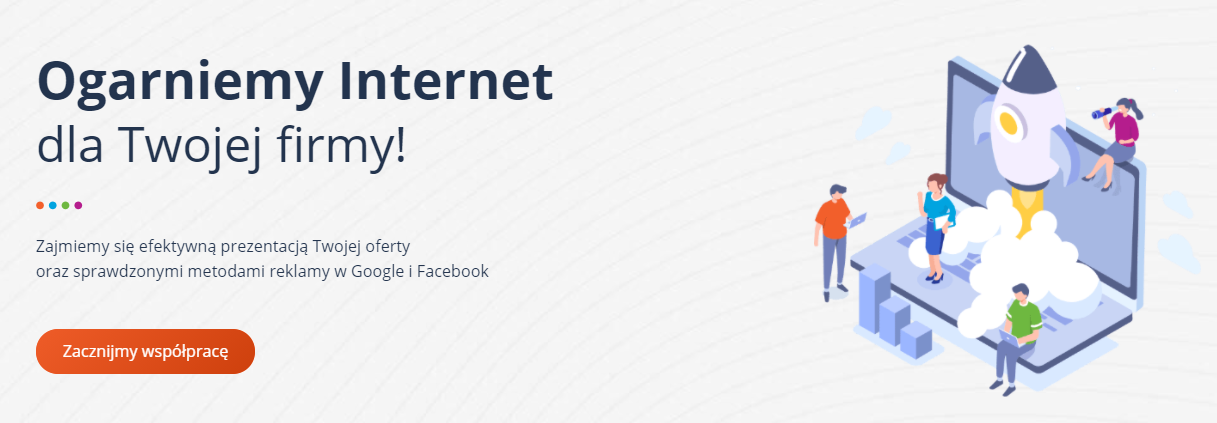 Ogarniemy internet dla Twojej firmy! - druga kombinacja wprowadzona do GO