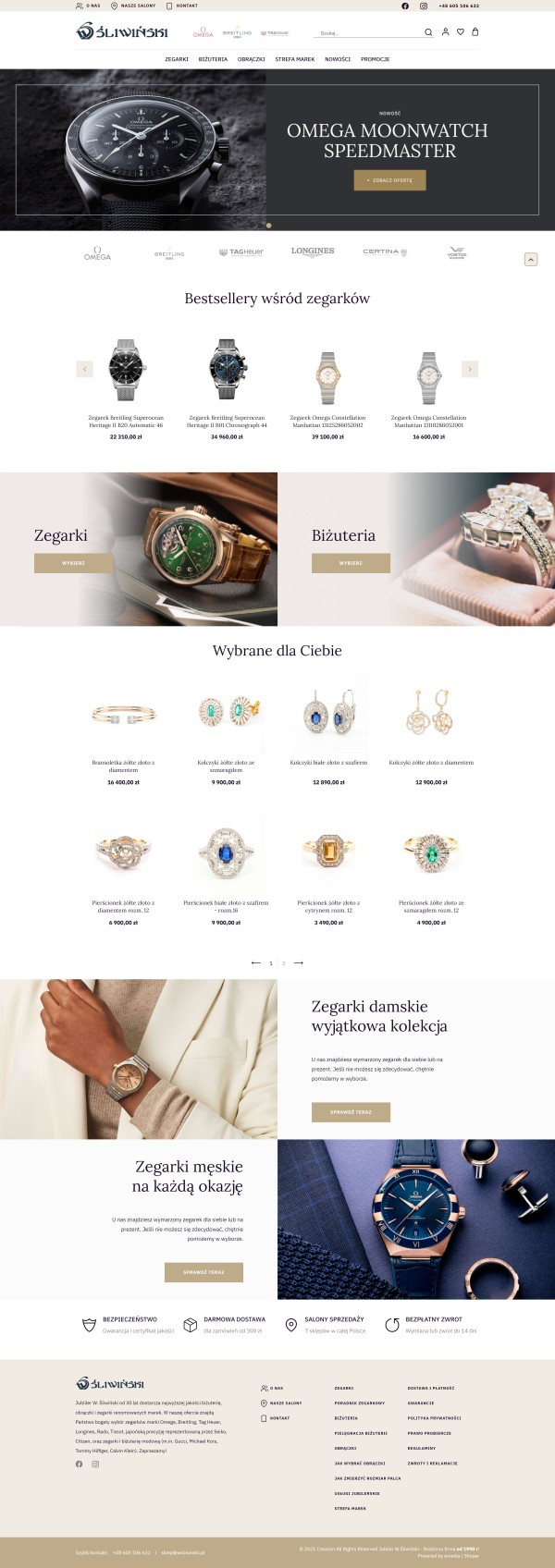 Sklep internetowy wsliwinski.pl - zrzut desktop