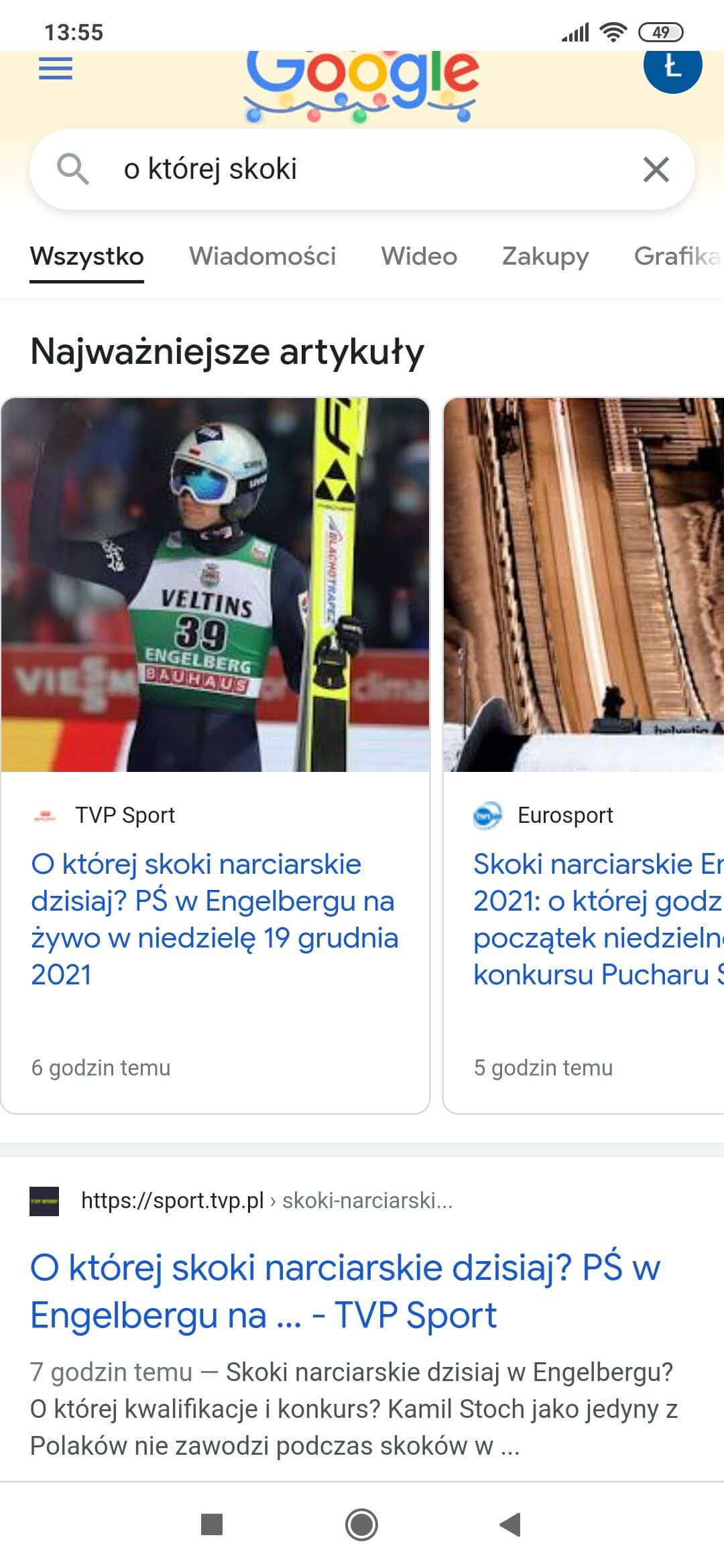 O Ktorej Dzisiaj Skoki Wyniki Wyszukiwania