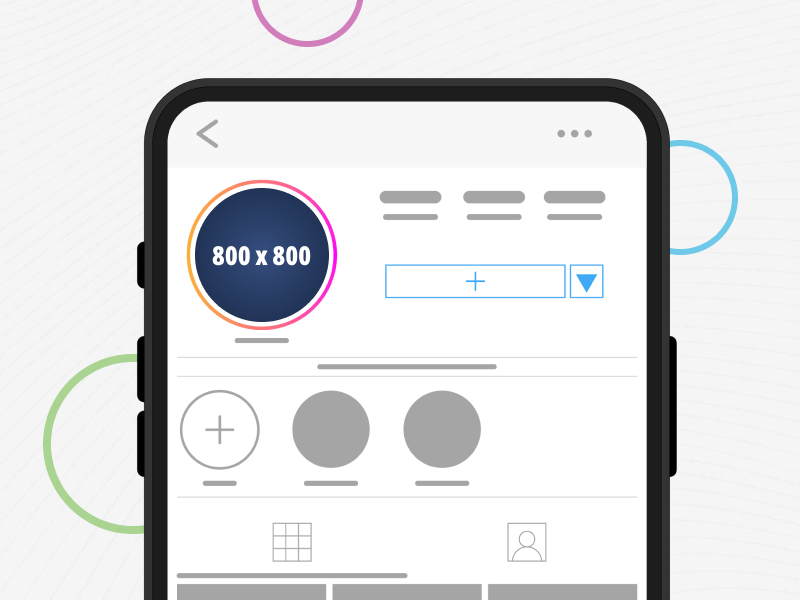 Avatar Instagram Wymiary