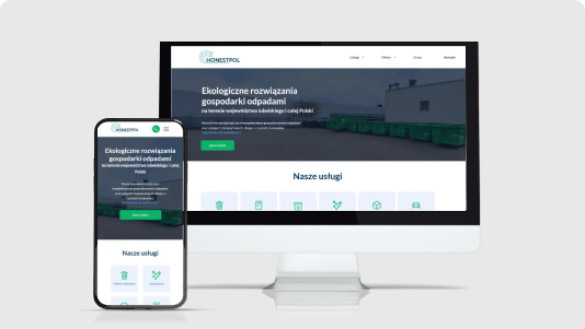 honestpol.pl – strona firmy usługowej z branży odpadów