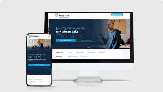 linguaton.pl – stronas szkoły językowej