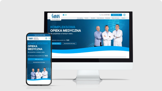 sanus.lublin.pl – strona przychodni medycznej