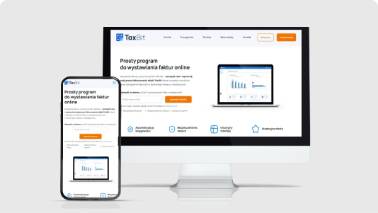 taxbit.pl – strona www systemu do fakturowania