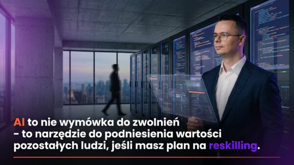 AI zwolnienia bez&nbsp;reskillingu: lekcja z&nbsp;ClickUp