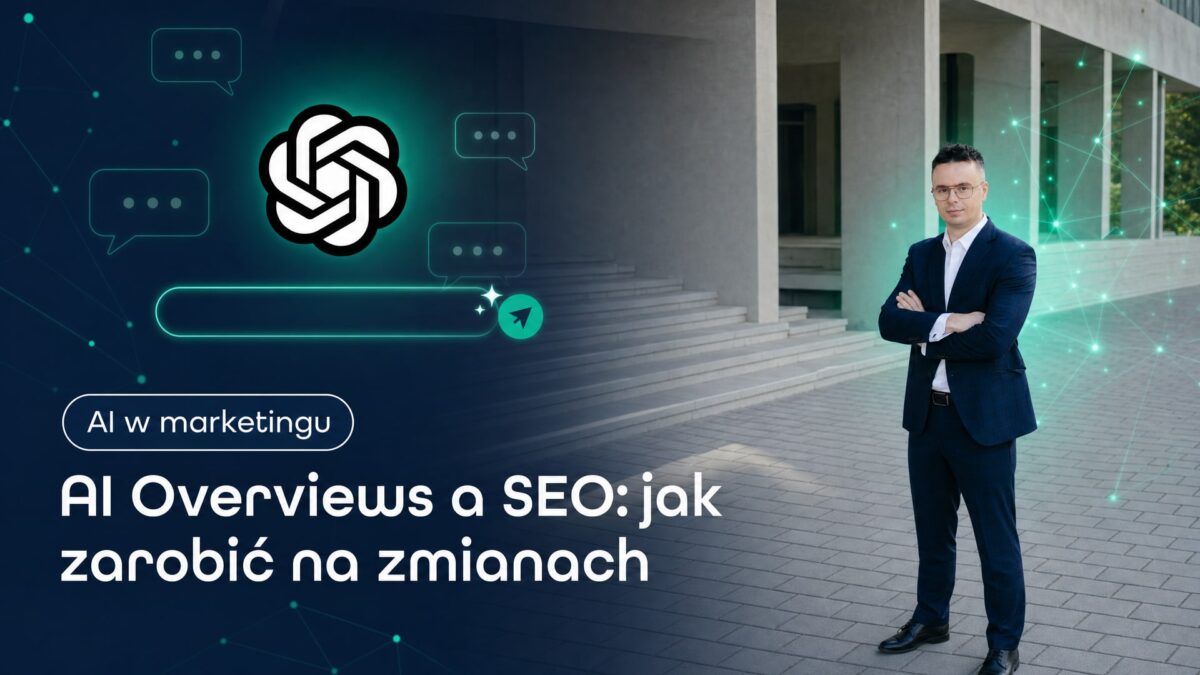 Miniatura wpisu AI Overviews a SEO: jak zarobić na zmianach. Grzegorz Wysocki, emedia