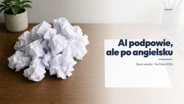 AI w&nbsp;YouTube Studio: co&nbsp;podpowiada, a&nbsp;czego nie&nbsp;zrobi po&nbsp;polsku