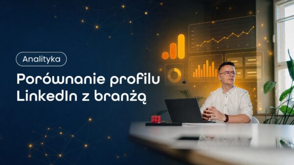Okładka strony Porównanie profilu LinkedIn z branżą. Grzegorz Wysocki, emedia