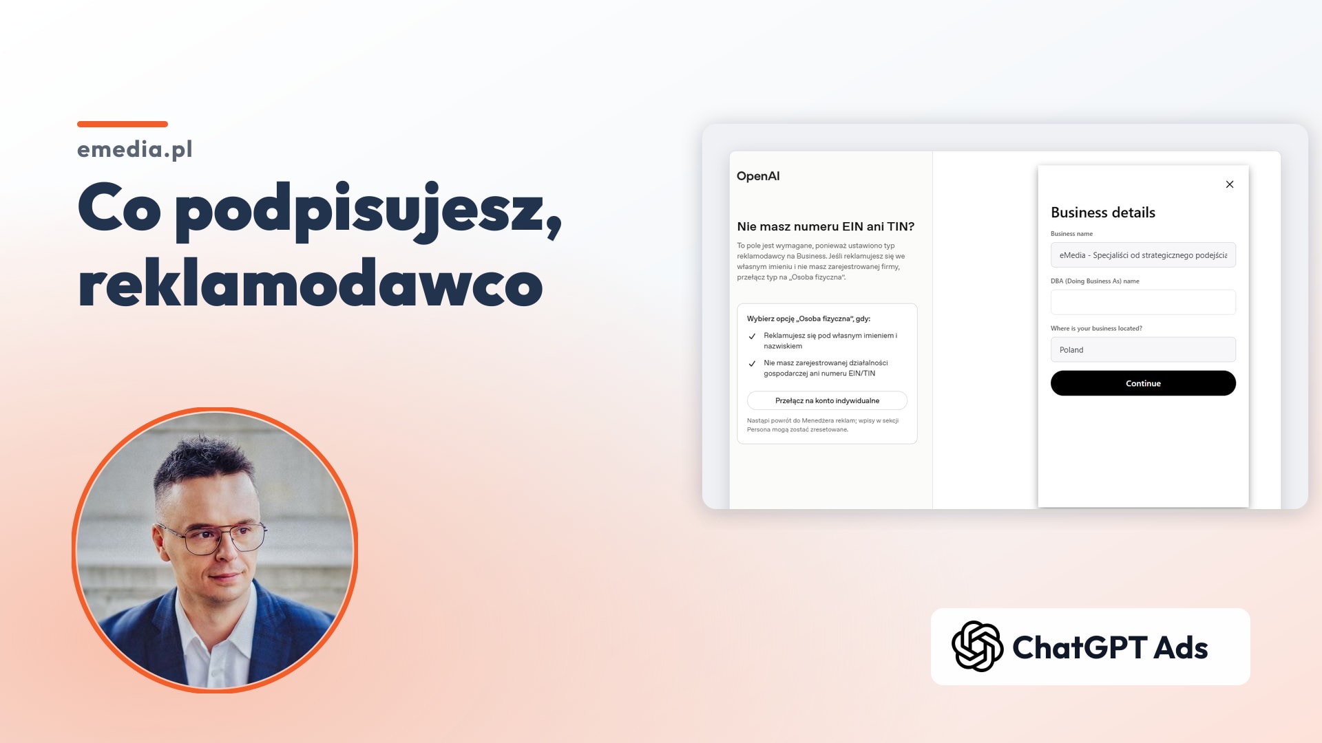 Warunki reklamowe OpenAI: co podpisuje reklamodawca