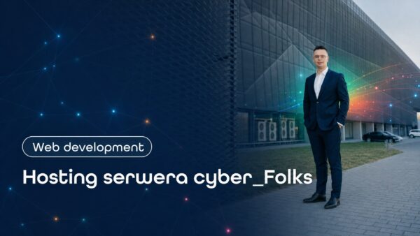 Okładka strony Hosting serwera cyber_Folks. Grzegorz Wysocki, emedia