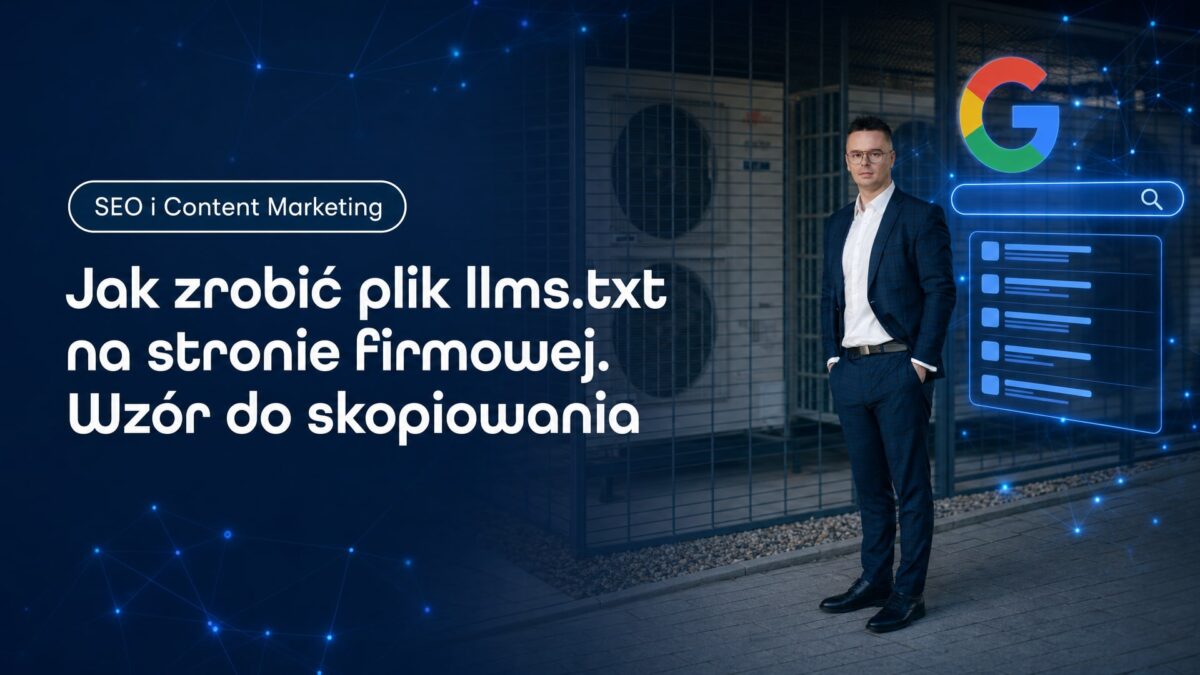 Miniatura wpisu Jak zrobić plik llms.txt na stronie firmowej. Wzór do skopiowania. Grzegorz Wysocki, emedia