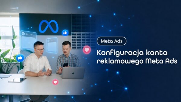 Okładka strony Konfiguracja konta reklamowego Meta Ads. Grzegorz Wysocki, emedia