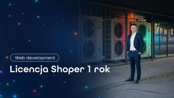 Okładka strony Licencja Shoper 1 rok. Grzegorz Wysocki, emedia