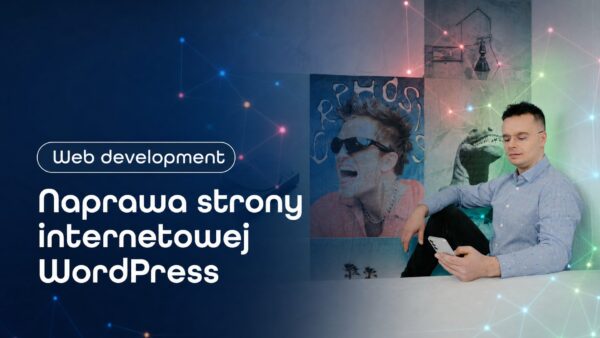 Okładka strony Naprawa strony internetowej WordPress. Grzegorz Wysocki, emedia