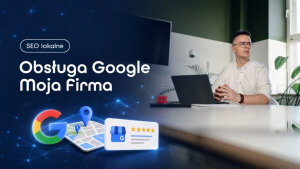 Okładka strony Obsługa Google Moja Firma. Grzegorz Wysocki, emedia