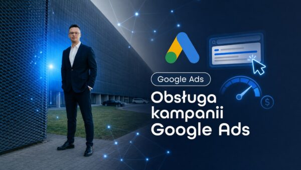 Okładka strony Obsługa kampanii Google Ads. Grzegorz Wysocki, emedia