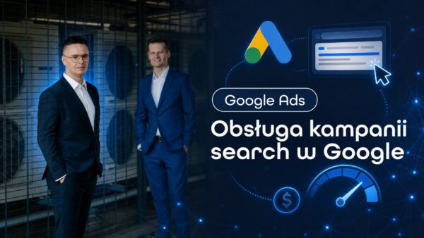 Okładka strony Obsługa kampanii search w Google. Grzegorz Wysocki, emedia