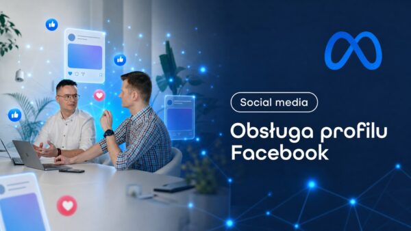 Okładka strony Obsługa profilu Facebook. Grzegorz Wysocki, emedia