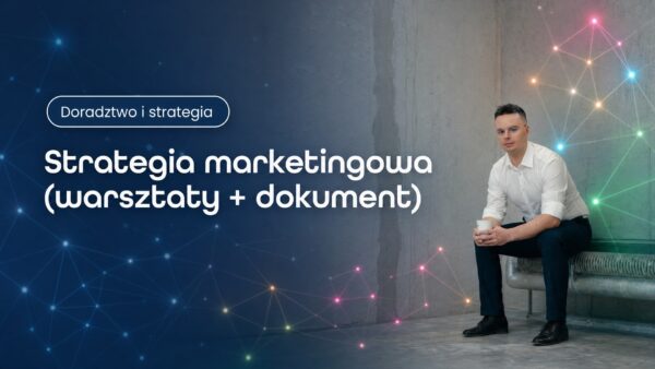 Okładka strony Strategia marketingowa (warsztaty + dokument). Grzegorz Wysocki, emedia