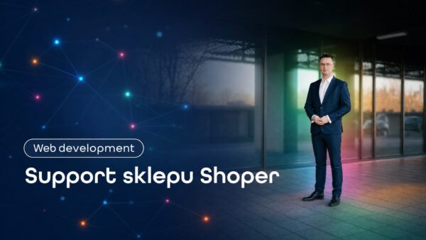 Okładka strony Support sklepu Shoper. Grzegorz Wysocki, emedia