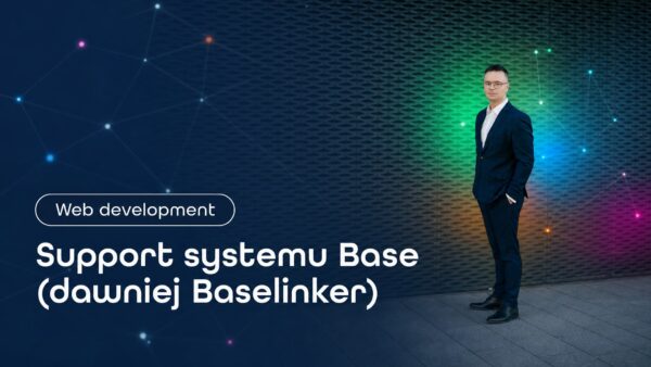 Okładka strony Support systemu Base (dawniej Baselinker). Grzegorz Wysocki, emedia