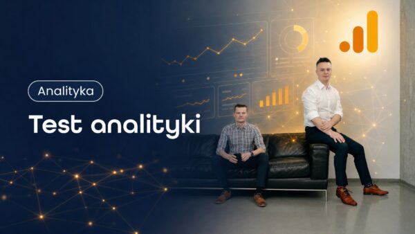 Okładka strony Test analityki. Grzegorz Wysocki, emedia