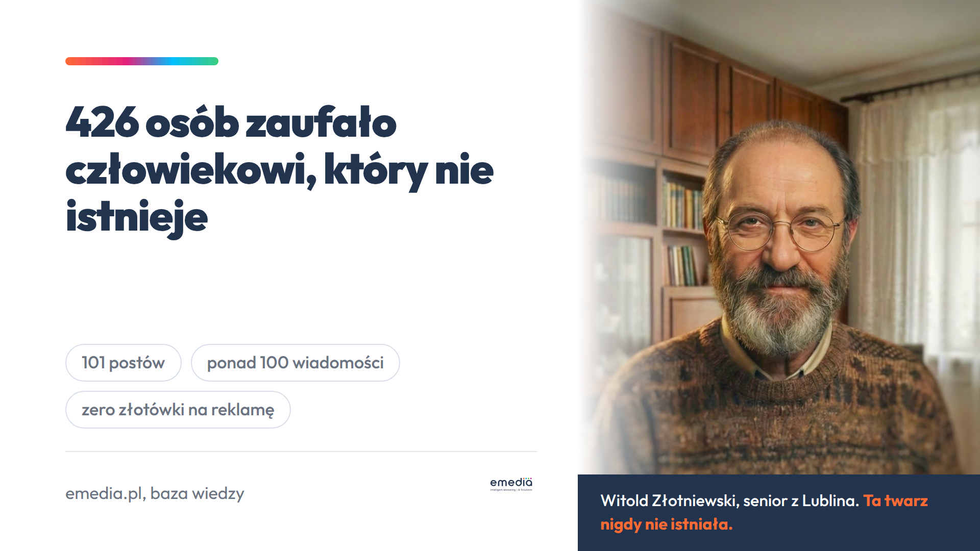 426 osób zaufało profilowi człowieka, który nie istnieje