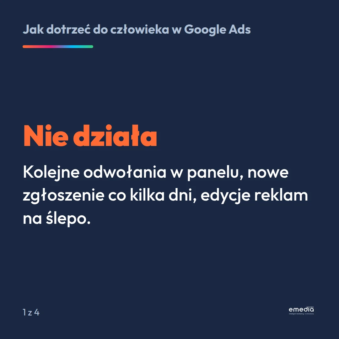 Nie działa: kolejne odwołania, nowe zgłoszenia, edycje na ślepo