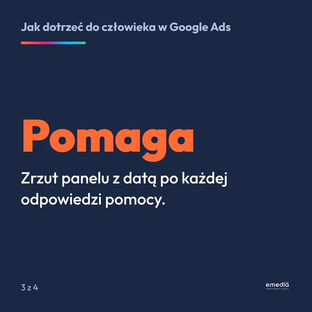 Pomaga: zrzut panelu z datą po każdej odpowiedzi