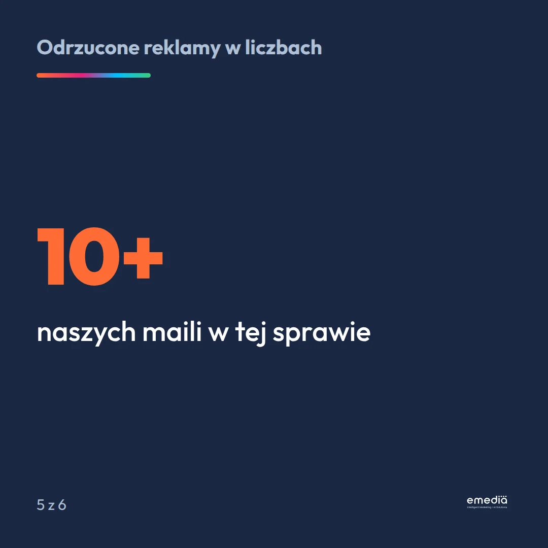 Ponad 10 naszych maili w tej sprawie