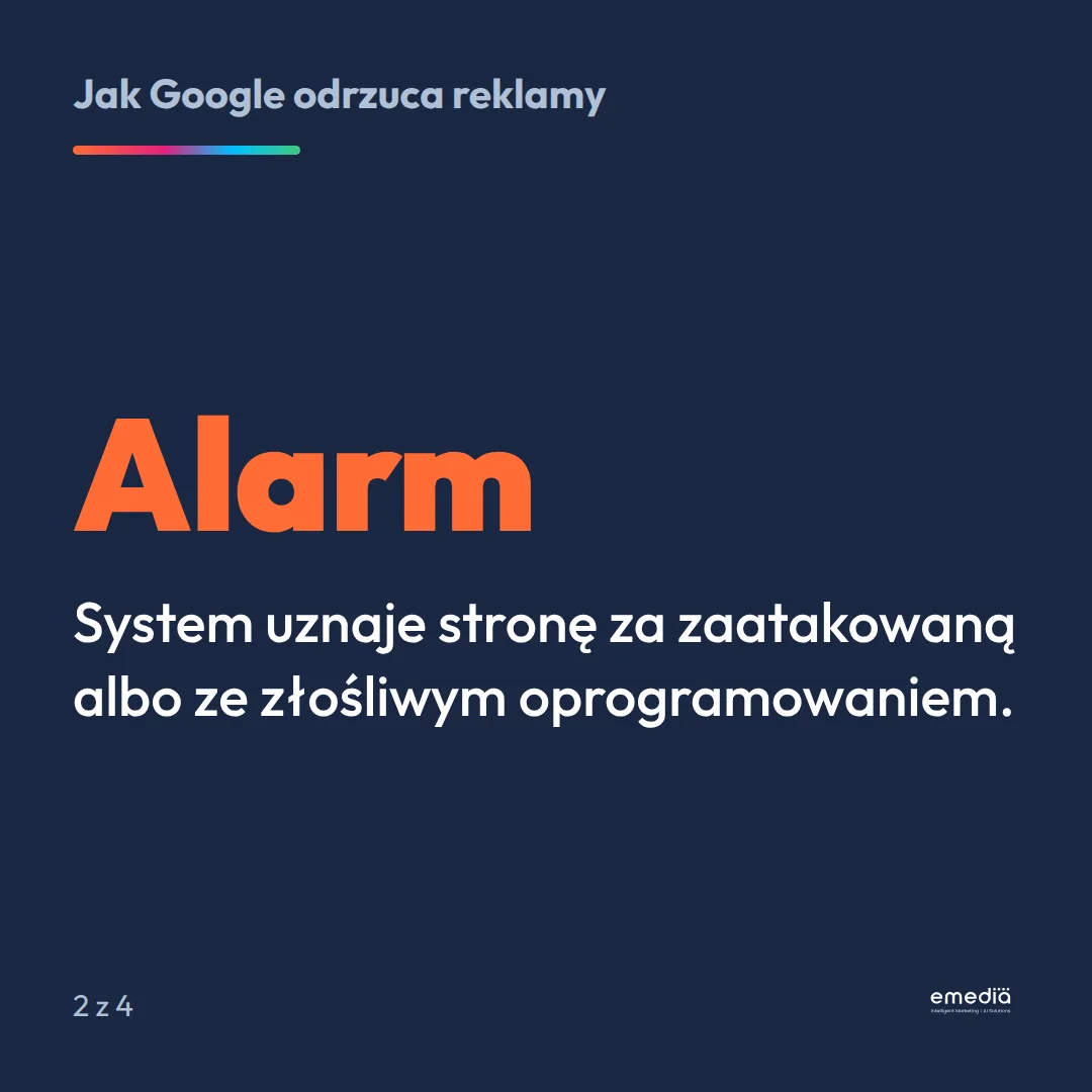 Alarm: system uznaje stronę za zaatakowaną